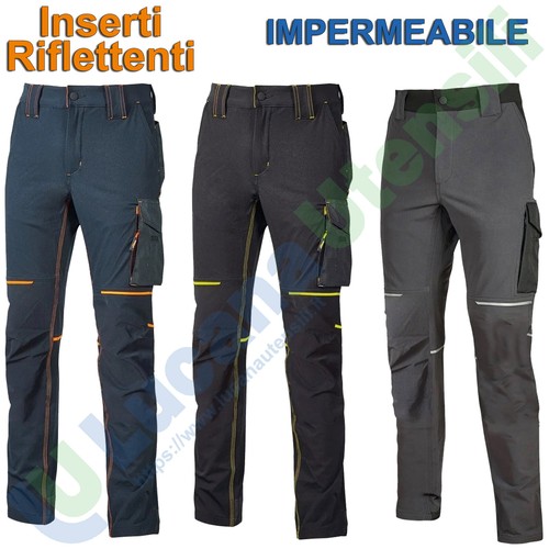 Pantalone Cargo ESTIVO Impermeabile Multitasche Lavoro U-POWER Uomo Donna  WORLD | eBay