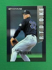 1997 Donruss Series 1 Baseball #29 of 30 John Burke RC Rated Rookies