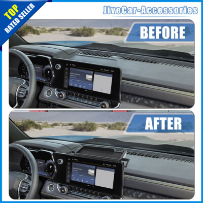 Muslogy Center Console Organizer Dash Storage Box Compatible With Chevrolet Colorado & GMC Canyon 2023 2024 2025 Dashboard Organizer Insert Behind - View #4