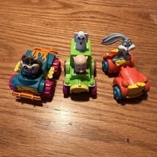 3 McDonalds Happy Meal 1992 LOONEY TUNES QUACK-UPS Taz Porky Pig Bugs Bunny