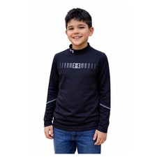 Under Armour Boy's Big Kids Coldgear Fitted Long Sleeve Top Black Large