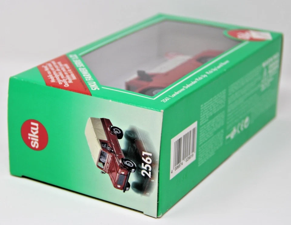 Siku Farmer Serie 1/32 Nr. 2561 Landrover Defender Pick Up Farm OVP New in Box - Image 2 of 4