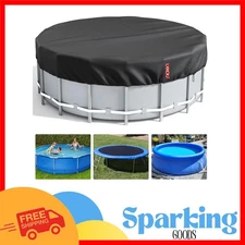 Durable 10 Ft Round Solar Pool Cover with Drawstring & Protection Accessories