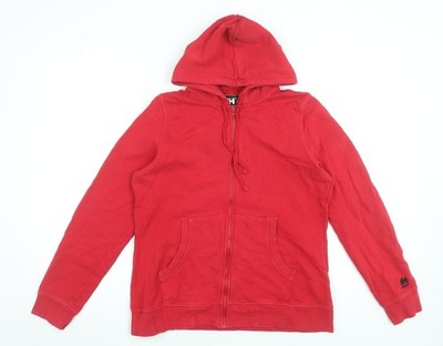 Helly Hansen Damen Hoodie rot Full Zip XL Baumwolle Workwear