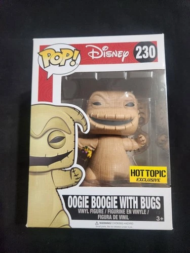 Funko Pop! Disney - Oogie Boogie (w/ Bugs) (Brown) #230 Hot Topic Exclusive