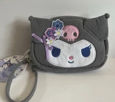 Sanrio 8” Kuromi Two-Way Wristlet Purse, NWT