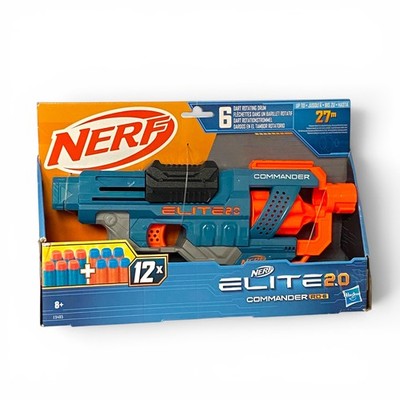 NERF Elite 2.0 Commander RD-6 Blaster   6-Dart Rotation, 12 Darts, Mehrfarbig