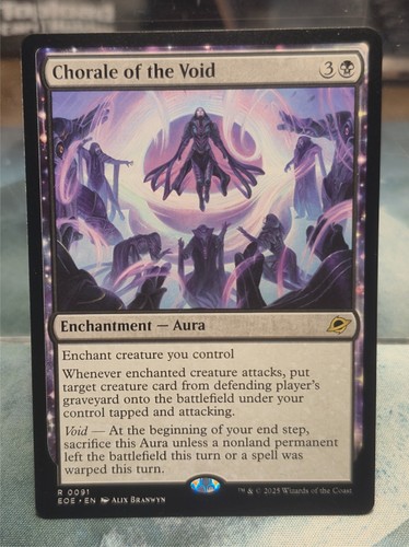 R 0091 Chorale of the Void Rare Edge of Eternities MTG Card Enchantment - Picture 1 of 2