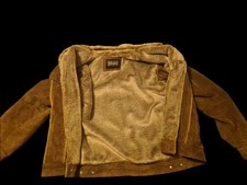 PICDOR Herren Echtleder Jacke mit Fell Neuwertig GR. 52