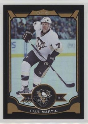 2015-16 O-Pee-Chee Rainbow Foil Black 66/100 Paul Martin #114 n1u