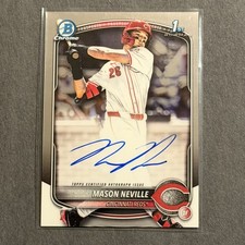 2025 Bowman Draft - Chrome Prospect Autographs Mason Neville #CPA-MN (AU, RC)