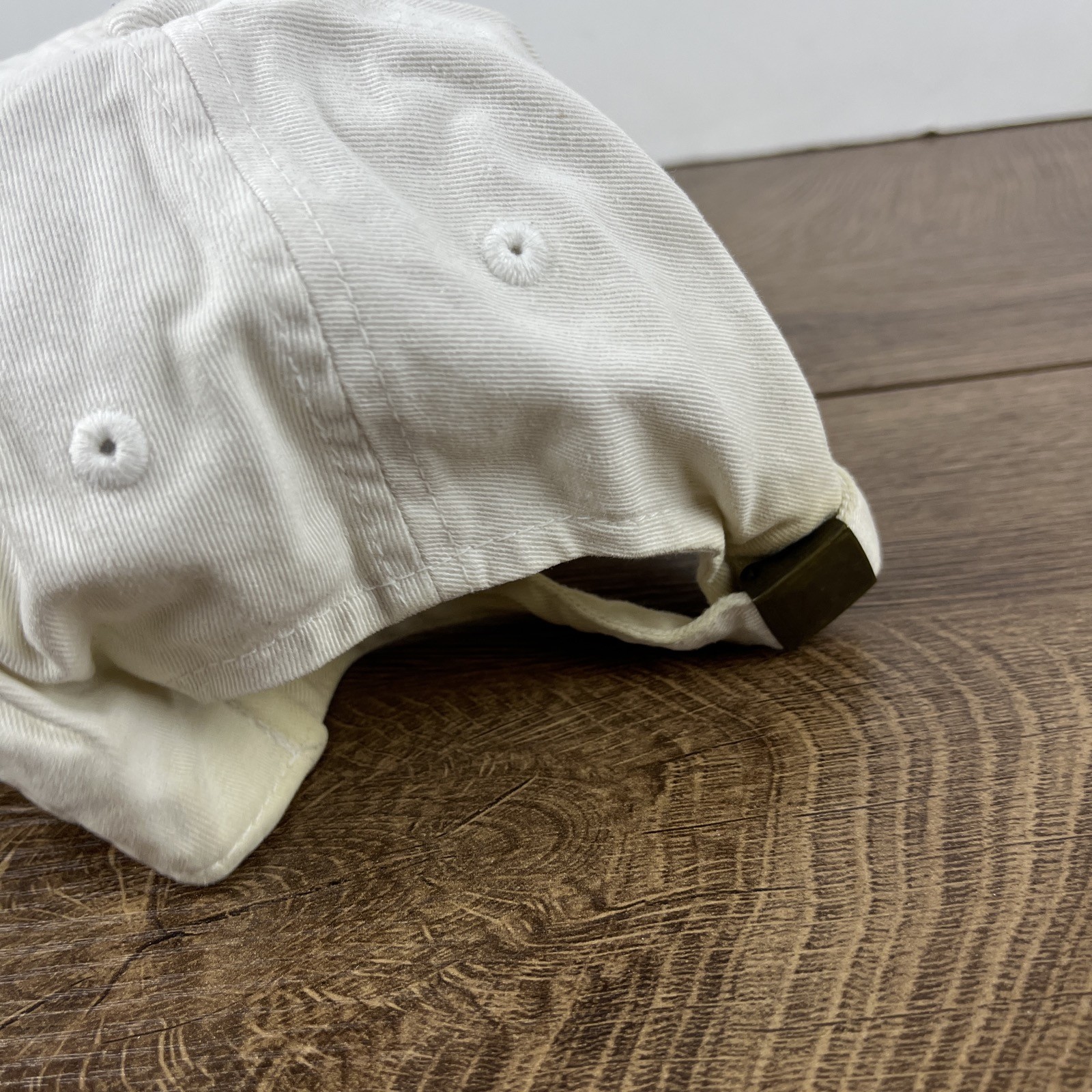 Distressed White Hat Baseball Adjustable Baseball… - image 7