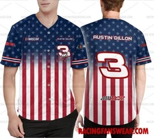 Independence Day Austin Dillon Nascar Racing Button Hawaiian Shi_zlc_40