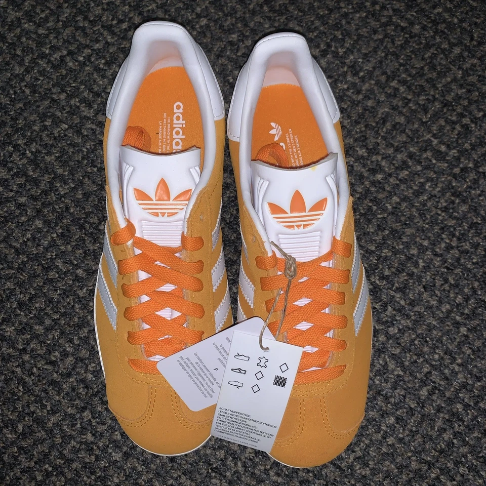 Adidas Gazelle Mujer Talla 5 MARCA EN CAJA Naranja/Blanco Foto 2 de 4