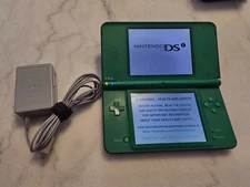 Nintendo DSi XL DS Green Console Handheld System Good Condition English