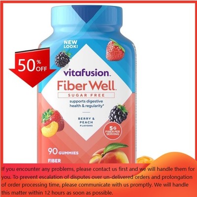 Vitafusion Fiber - Well Fiber Supplement Gummies - Fruit Flavors - 90ct