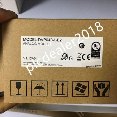 1PC New   DVP04DA-E2 PLC Module DVP04DAE2 Expedited Shipping #nm