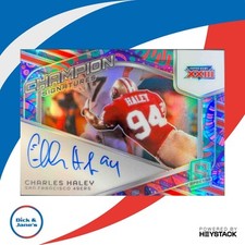 2024 Panini Spectra Charles Haley Champion Signatures Psychedelic 3/5 Auto 49ers