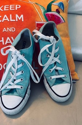 Converse Chuck Taylor All Star Low Top Sneakers Teal Women's 6 Men's 4