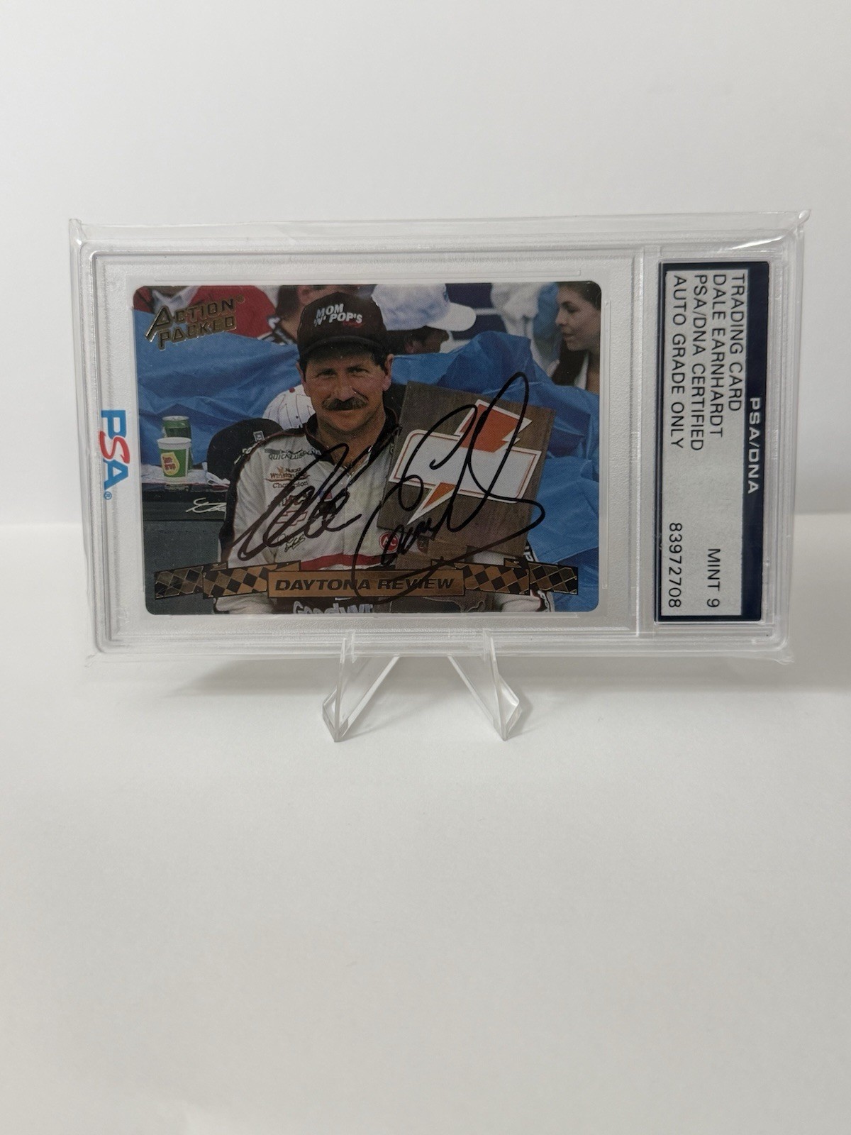 1994 Action Packed - Dale Earnhardt #104 Autograph In Person PSA DNA Certified