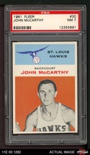 1961 Fleer #30 John McCarthy Hawks Canisius College PSA 7 - NM