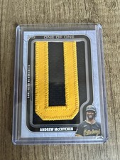 2025 Topps Update Own The Name One of One 1/1 Andrew MCcutchen Pittsburg Pirates