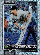 2026 Topps Confetti Foil Wikelman Gonzalez Rookie Parallel Card RC #167
