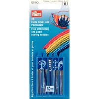 Stick Perlnadeln Sortiert Silberfarbig Feine Sticknadeln Sortiment Prym 125110