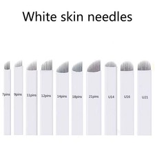 50pcs Microblading Tebori Blades Needles for Eyebrow Tattoo