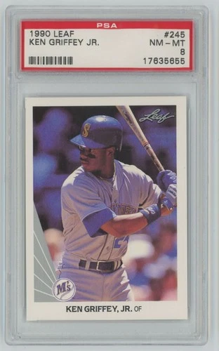 1990 Leaf Ken Griffey Jr. PSA 8 Seattle Mariners #245 C18