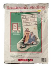 DIMENSIONS Renaissance Stocking Counted Cross Stitch Kit New Holy Family