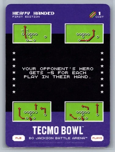 Heavy Handed 2026 Bo Jackson Battle Arena Tecmo Bowl Edition #PL8 Plays