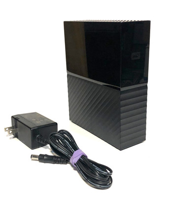 Western Digital My Book 8TB USB HDD WDBBGB0080HBK-NB Tested Working
