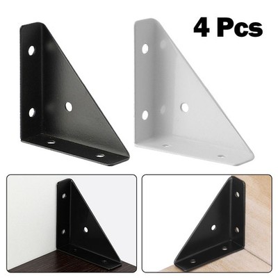 Werkzeuge Ecke Klammern Schwarz/Weiß Schwer 1.5mm Dicke Dreieckige Verstärkung