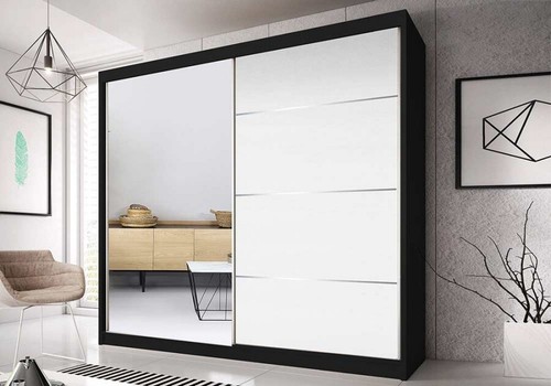 Modern Wardrobes MU 35 sliding doors with mirror perfect inside FREE DELIVERY - Picture 19 of 19