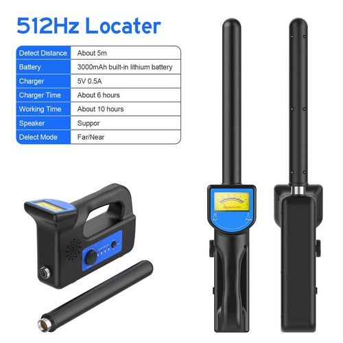 Sewer Drain Inspection Camera with 512hz Locator Self Leveling 10" Pipe Camera - Picture 18 of 23