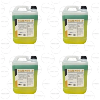 GPDESIGN SGRASSANTE BI COMPONENTE 4 PEZZI DA 5 KG POTENTE PER CERCHI MOTORI LAVAGGIO AUTO