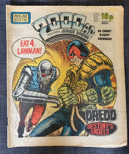 Nine 2000AD comics, Judge Dredd. Nos. 288, 295, 294, 291 486, 339, 388, 514, 519 - 第 4/4 張圖片