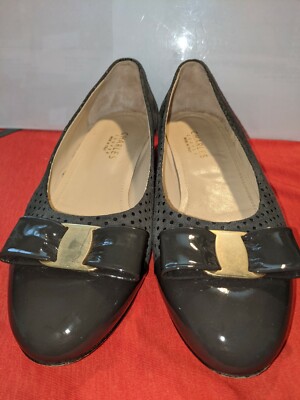 CHARLES COOPER VERO CUOIO SIZE 38 ALL LEATHER  SUEDE SHOES MADE IN ITALY AS NEW
