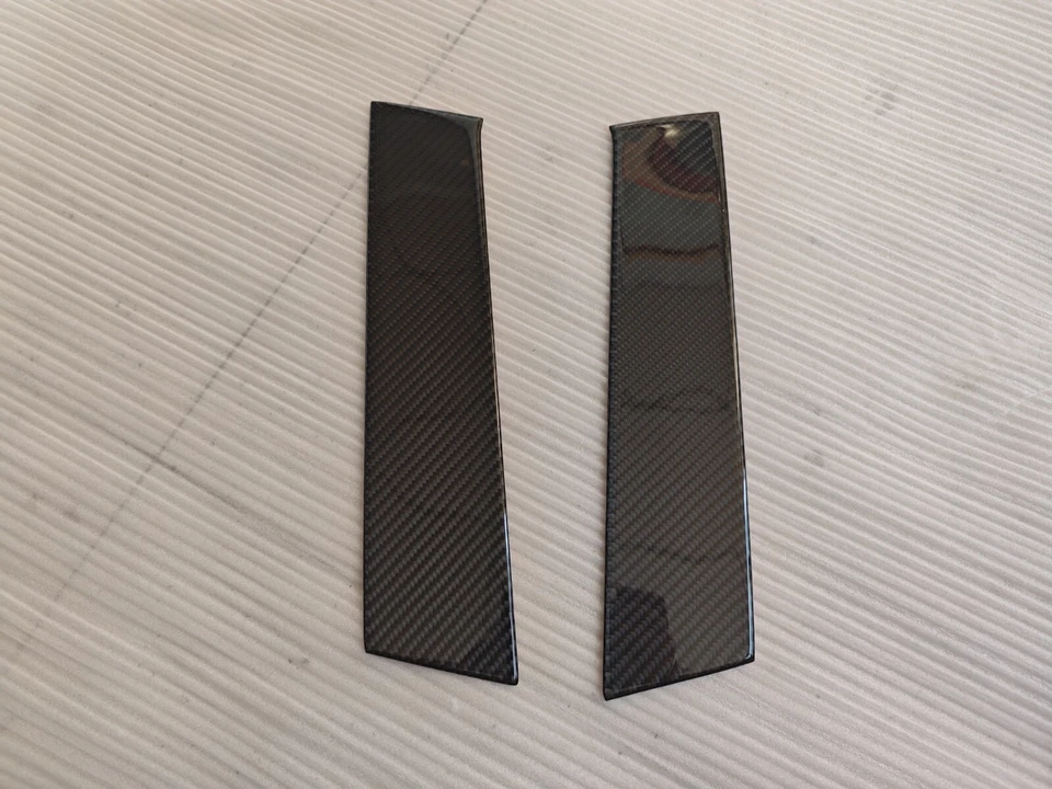 Cubiertas de pilar B de fibra de carbono para Mazda RX8 RX-8 2004-2008 2005 2006 2007 Foto 2 de 4