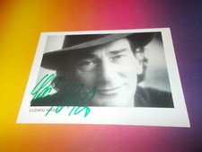 Ludwig Hirsch Liedermacher Austria signed autograph on autograph card