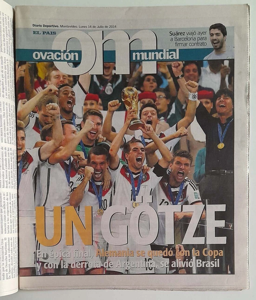 FIFA WORLD CUP BRAZIL 2014 - GERMANY CHAMPION - El Pais Newspaper | eBay