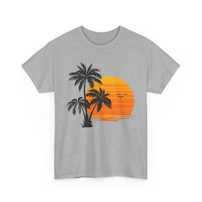 Palm Trees Sunset Shirt, Summer Vacation Beach Lovers T-shirt | eBay