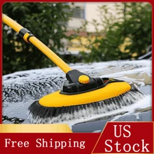 Car Wash Brush Mop with Long Handle Microfiber Cleaning Broom Kit Tool