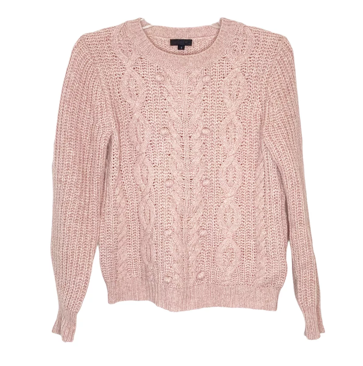 Baby pink cable knit deals jumper