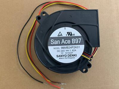 1pcs SANYO 9BMB24P2K01 24V 1.62A large air volume cooling fan