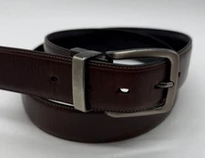 Docker's Men's 1.5 Inch Cut Edge Reversible Belt Black Brown Size 36