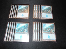 20 Basic Land #338 - SAME ART - Island - Mercadian Masques-SP/NM- Magic MTG FTG