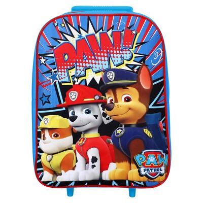 Paw Patrol Trolley faltbar Handgepäck mit Rollen Kinder Jungen blau