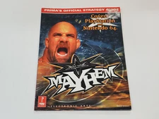 WCW Mayhem N64 Prima Games Strategy Guide Book **wear